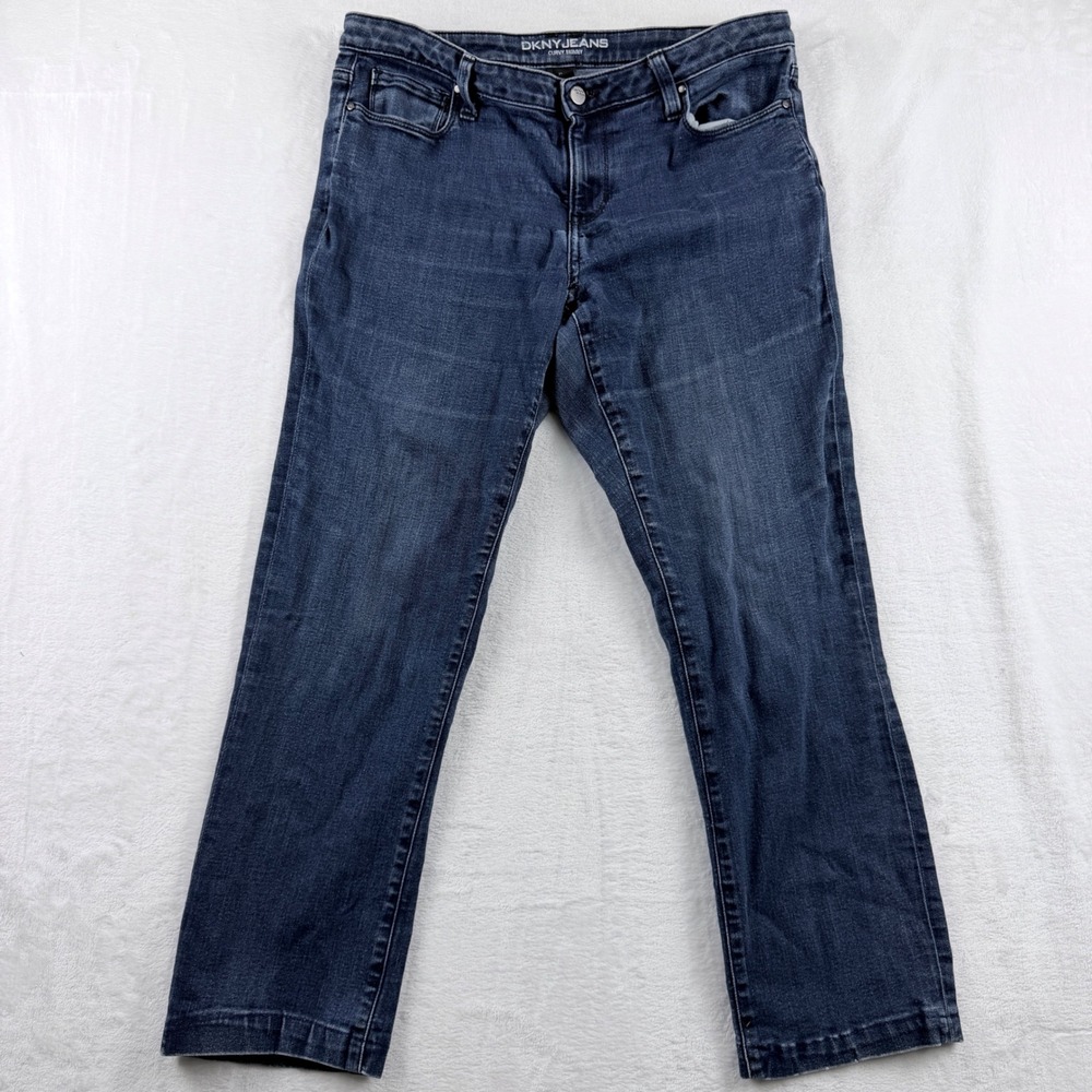 DKNY‎ Jeans Curvy Skinny Dark Wash Denim Pants Size 12